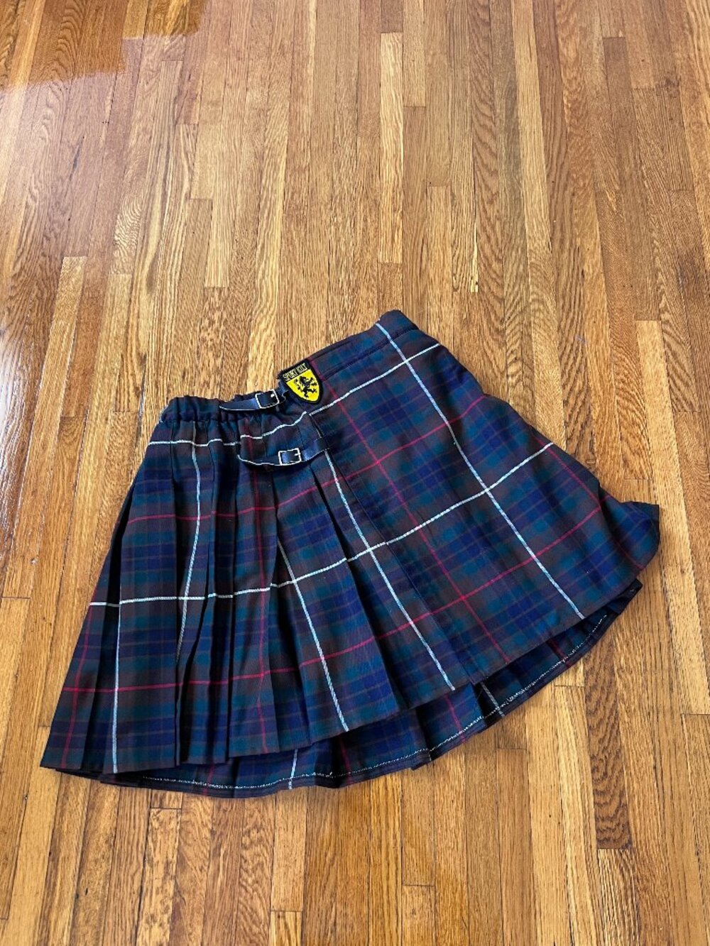 Sport Kilt Adjustable Blue-Green-Red MacKenzie Modern Kilt USA Made - Large